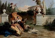 Giovanni Battista Tiepolo Rinaldo und Armida werden von Ubaldo und Carlo uberrascht France oil painting artist